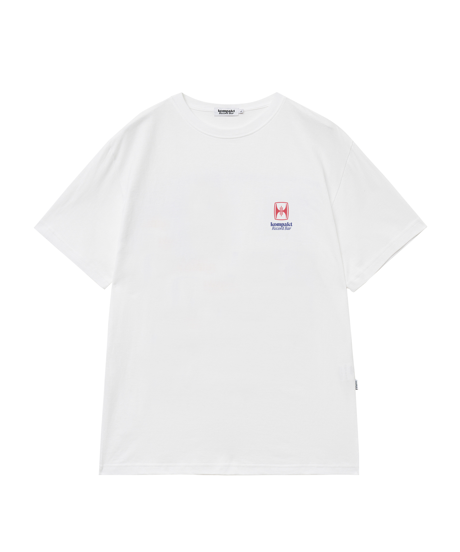 ★COMPAKT RECORD BAR★ KRB New Poster Tshirt White KOMPAKT RECORD BAR(コンパクトレコードバー) KRB Poster T