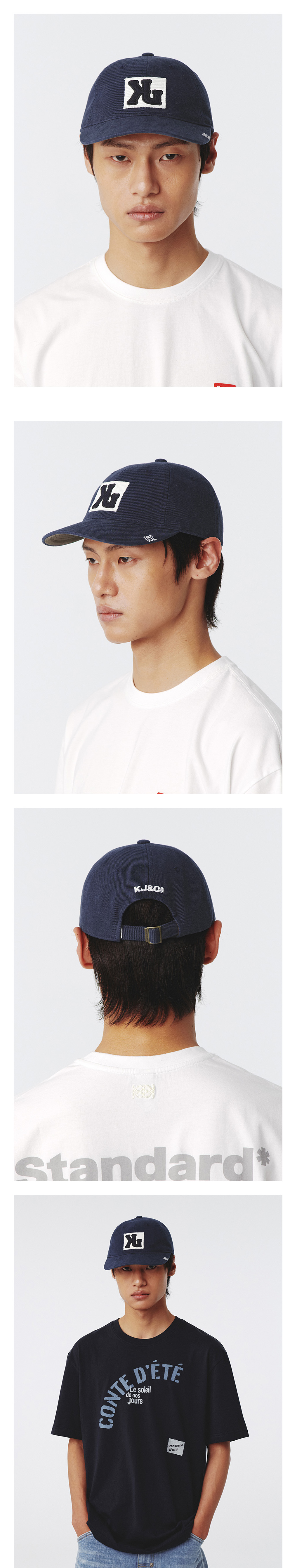 [KIJUN] KJ Emblem Cap ★大人気★ KIJUN KJ Emblem Cap UNISEX