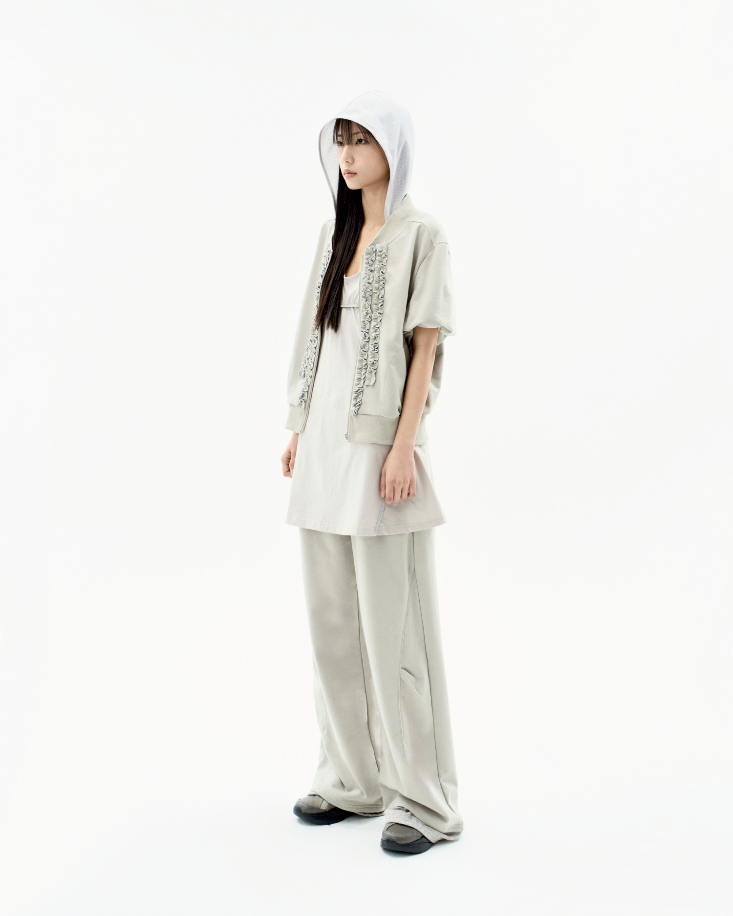 ボトムスその他 OJOS Double-Waisted Jersey Pants 5BJH566 OJOS | Double-Waisted Jersey Pants
