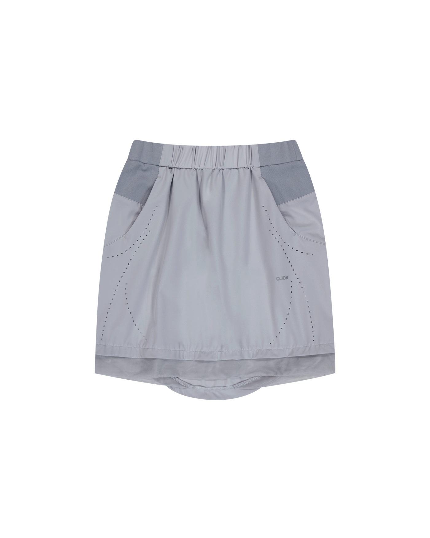 【OJOS】25SS★ Layered Mesh Nylon Midi Skirt OJOS Layered Mesh Nylon Midi Skirt