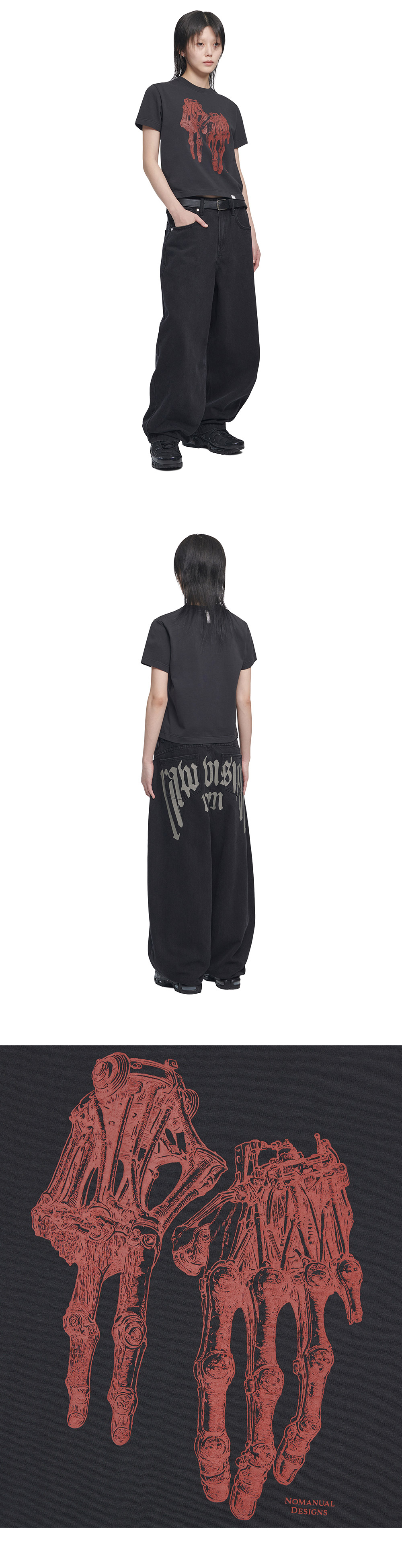 日本未入荷NOMANUALのROBOTIC HAND NM T-SHIRT 全3色 NOMANUAL】ROBOTIC HAND NM T-SHIRT | OUR BRAND,NOMANUAL