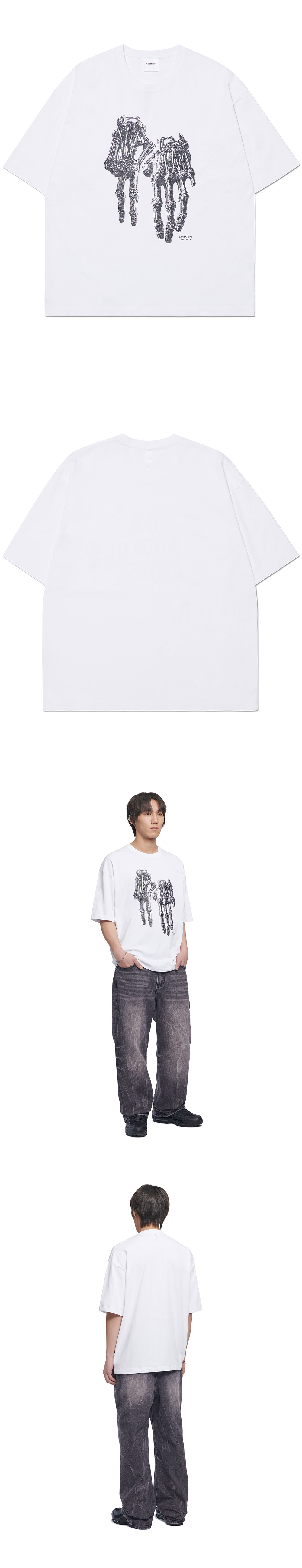 【NOMANUAL】25ss ROBOTIC HAND NM T-SHIRT NOMANUAL ROBOTIC HAND NM T-SHIRT